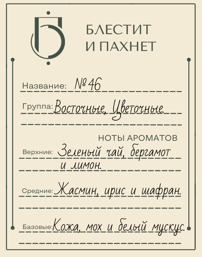 Авторский парфюм №46