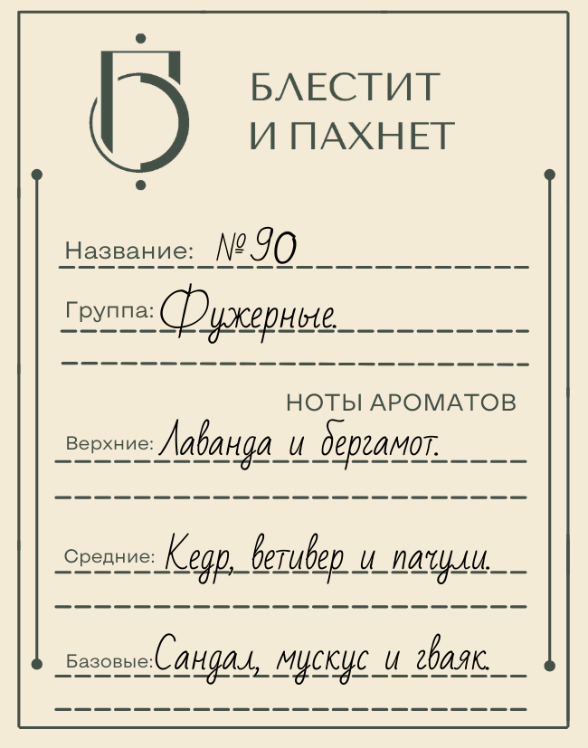 Авторский парфюм №90