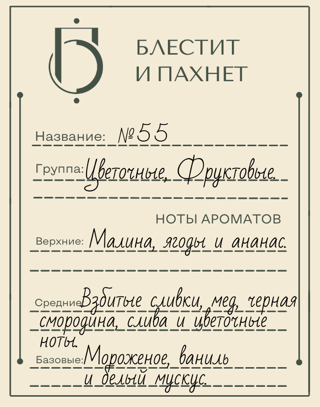 Авторский парфюм №55