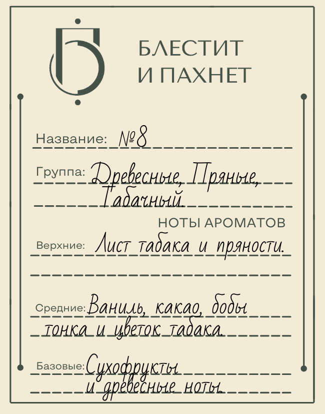 Авторский парфюм №8