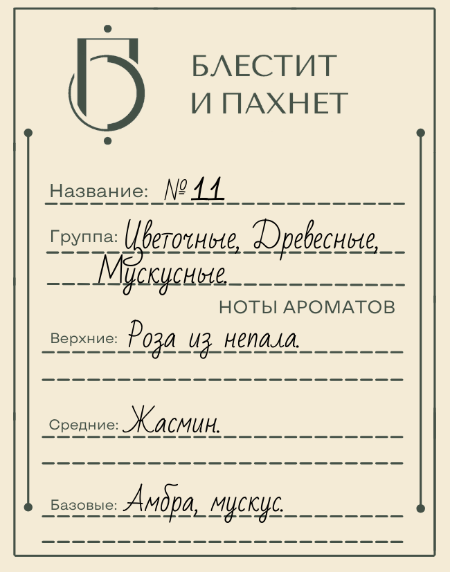 Авторский парфюм №11