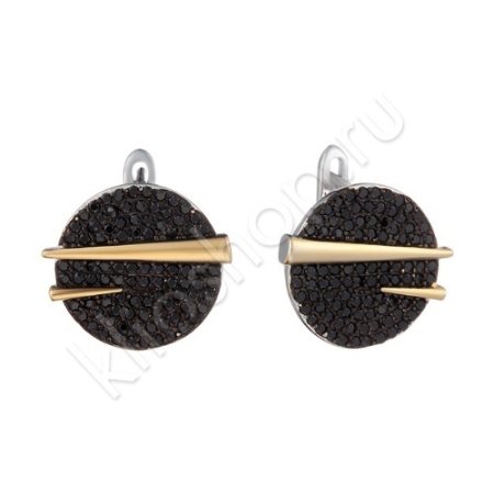 Серьги из серебра.