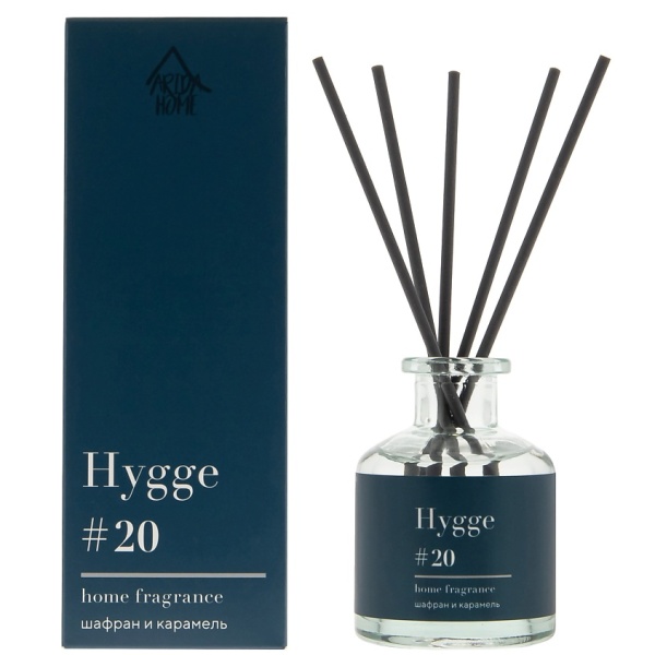 Диффузор с фибровыми палочками #20 Шафран и карамель