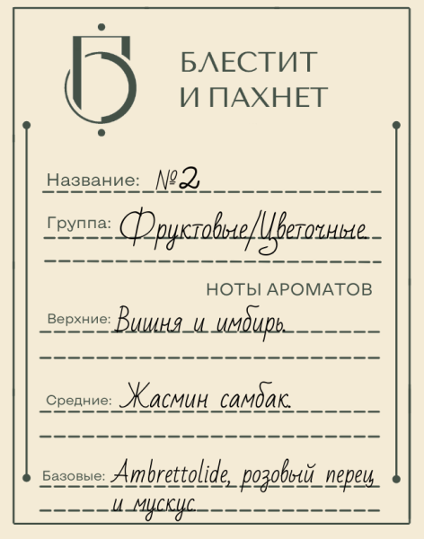 Авторский парфюм №2