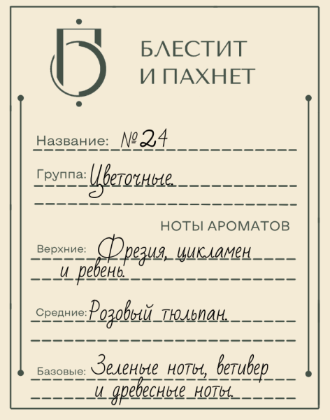 Авторский парфюм №24